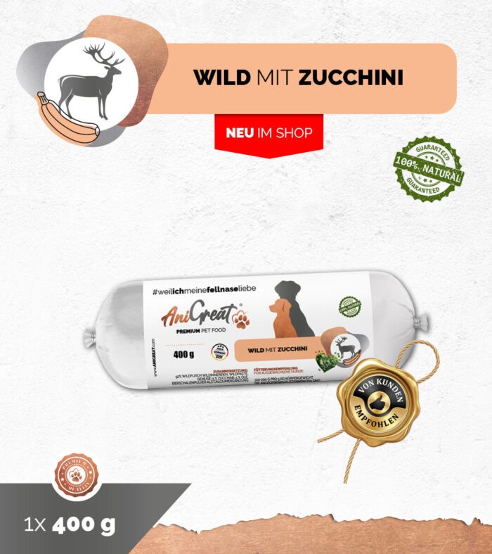 Wild mit Zucchini Premium – Bild 1