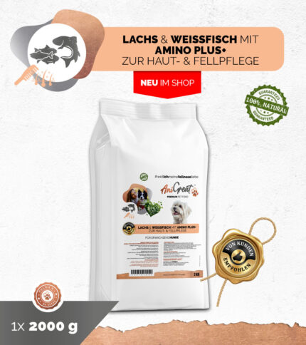 Lachs & Weissfisch mit Amino Plus+ zur Haut- Fellpflege