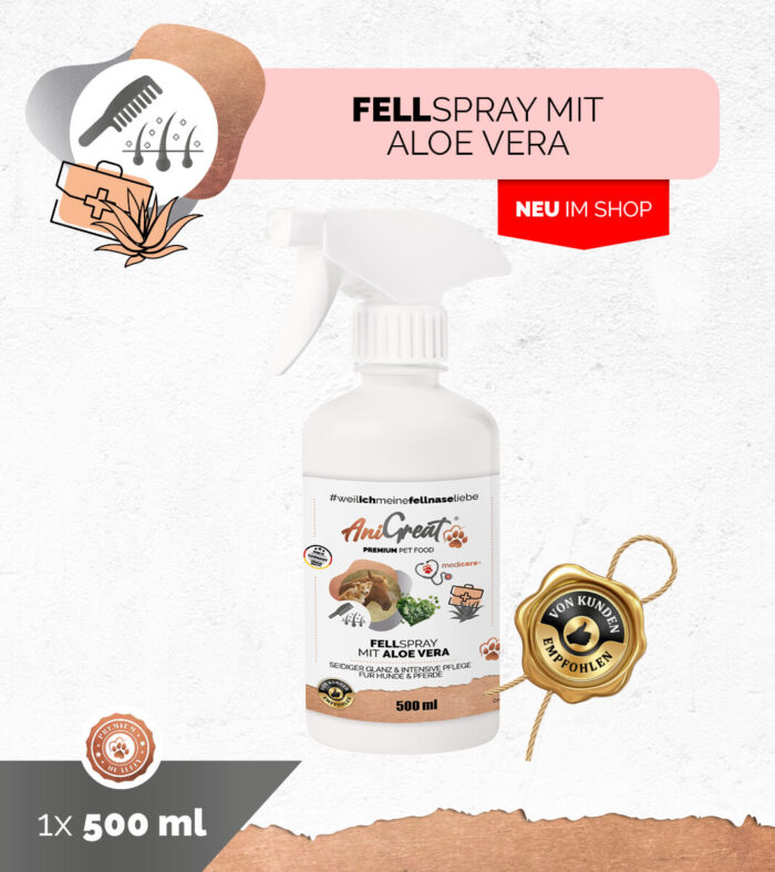 AniGreat_fellspray1.jpg Fellspray mit Aloe Vera 500 ml – Bild 1