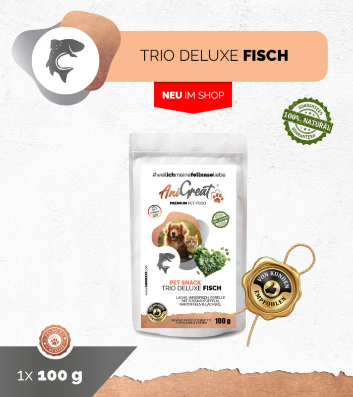Trio De Luxe Fisch Snacks 100 g – Bild 1