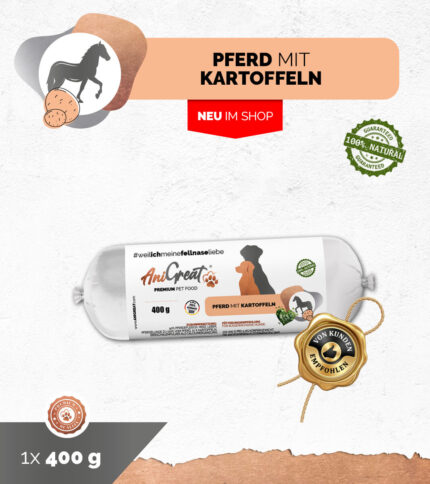 Pferd mit Kartoffeln Premium