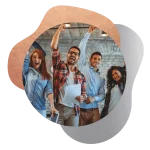 Portraits de clients et de leurs animaux, accompagnés de témoignages sur les bienfaits des produits AniGreat.